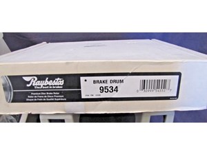 1996-2001 GEO CHEVROLET METRO 4DR Brake Drum RAYBESTOS 9534 set of 2 NEVER INSTA