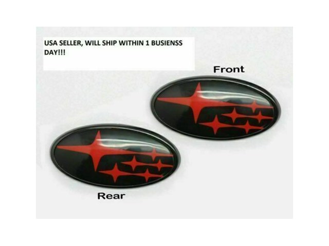 NEW WRX/STI Front and Rear Badge Emblem Set (2015-2021)