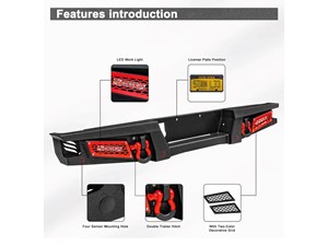 2018-2024 Jeep Wrangler Rear Bumper