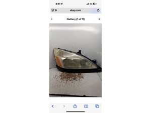 2005 Honda Accord ex Sun Visor