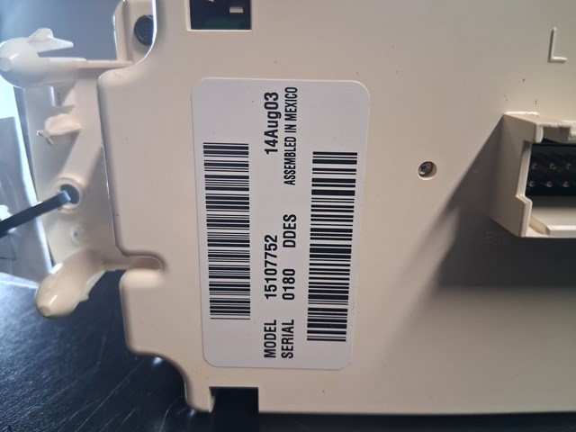 2004 Chevy Silverado 1500 Dash Console Switch