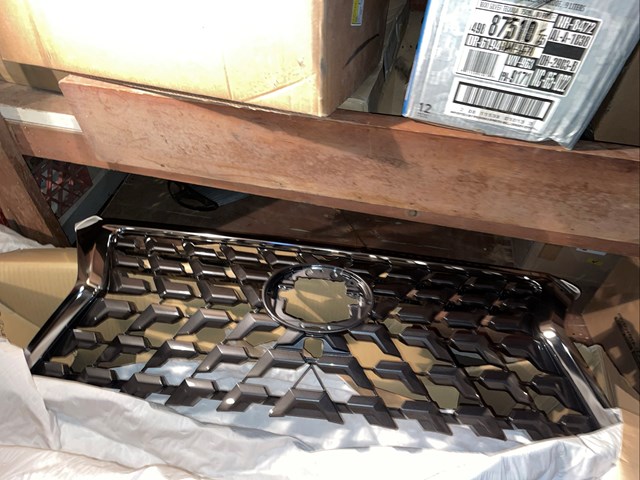 OEM 2020-2023 Lexus GX460 Luxury Front Grille Grey+Chrome; 53101-60G40