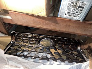 OEM 2020-2023 Lexus GX460 Luxury Front Grille Grey+Chrome; 53101-60G40