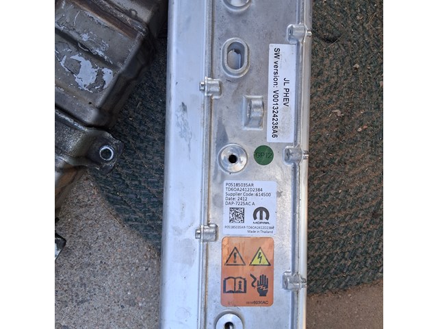 2021-2025 Jeep Wrangler Hybrid High Voltage Battery Charger 2.0L 1600 OEM