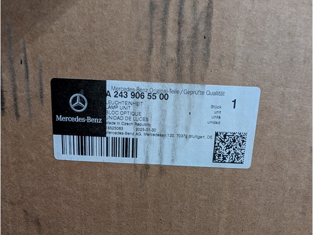 2022-2024 Mercedes EQB LEFT DRIVER LED Headlight - OEM - LED modules included - 