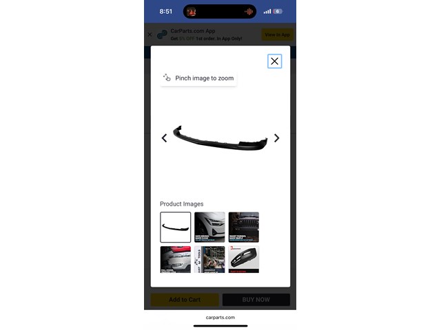 2014 Chevy Silverado 1500 Front Valance