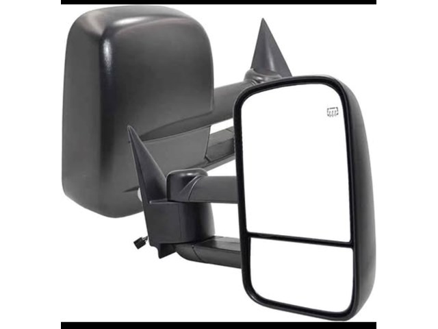 2pcs Brand New Power Heated Telescoping Towing Trailer Style Side Mirrors For Le