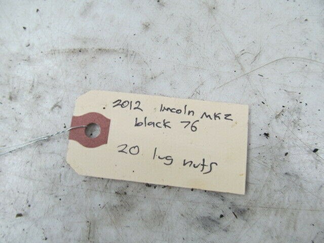 2010-2012 LINCOLN MKZ OEM WHEEL LUG NUTS SET OF 20
