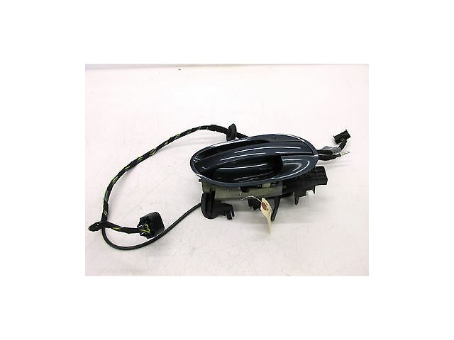 2002-2004 BMW 745LI E66 OEM RIGHT FRONT EXTERIOR DOOR HANDLE BLUE W/ WIRING