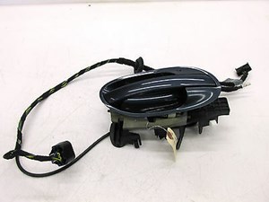 2002-2004 BMW 745LI E66 OEM RIGHT FRONT EXTERIOR DOOR HANDLE BLUE W/ WIRING