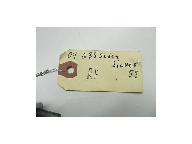 2003-2004 INFINITI G35 SEDAN OEM RIGHT FRONT PASSENGERS EXTERIOR DOOR HANDLE