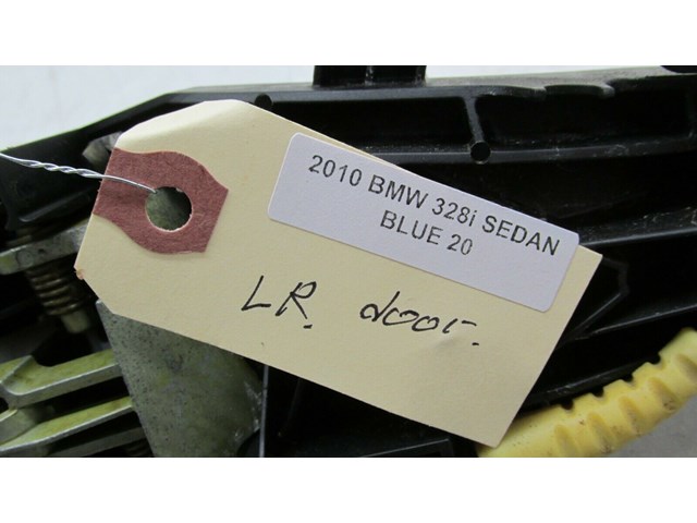 2007-2011 BMW 328i E90 OEM LEFT REAR EXTERIOR DOOR HANDLE MONACO BLUE