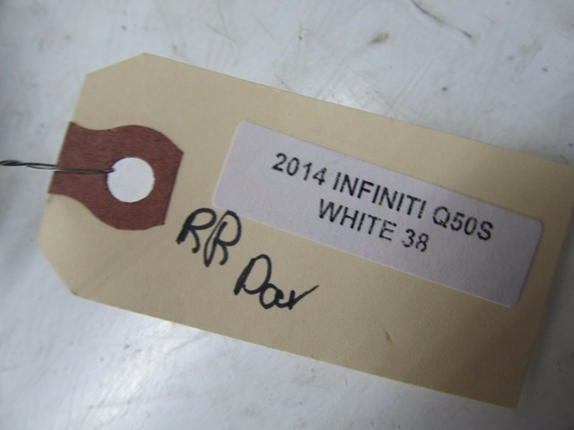 2014-2016 INFINITI Q50 OEM RIGHT REAR PASSENGER SIDE INTERIOR DOOR HANDLE