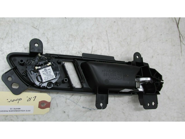 2012-2015 VOLKSWAGEN PASSAT OEM LEFT REAR DRIVER SIDE INTERIOR DOOR HANDLE 