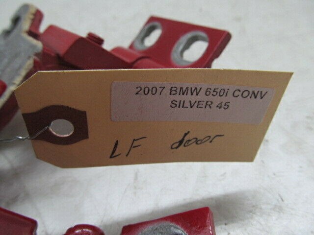 2006-2010 BMW 650i E64 E63 OEM LEFT FRONT DRIVER DOOR HINGE SET OF 2