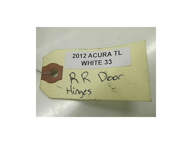 2012-2014 ACURA TL UA8 OEM RIGHT REAR DRIVER SIDE DOOR HINGE SET