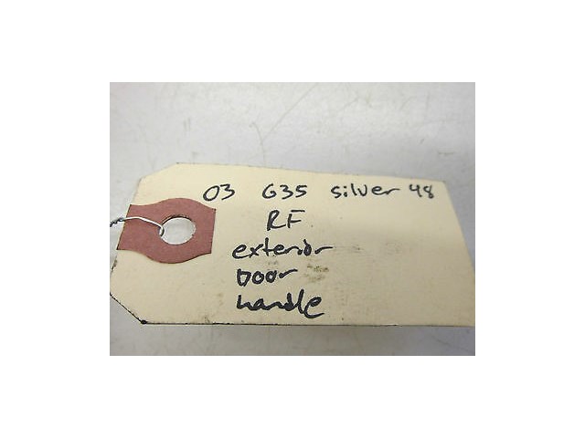 2003-2004 INFINITI G35 SEDAN OEM RIGHT FRONT EXTERIOR DOOR HANDLE CHROME SILVER