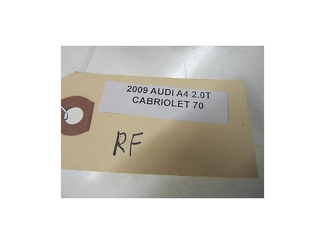 2009 AUDI A4 CABRIOLET 2.0T OEM RIGHT FRONT PASSENGER SEAT HEAD REST HEADREST