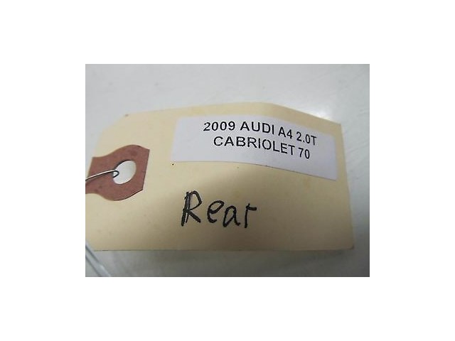 2009 AUDI A4 CABRIOLET 2.0T OEM REAR HEAD REST HEADREST SET OF TWO (2) LEATHER