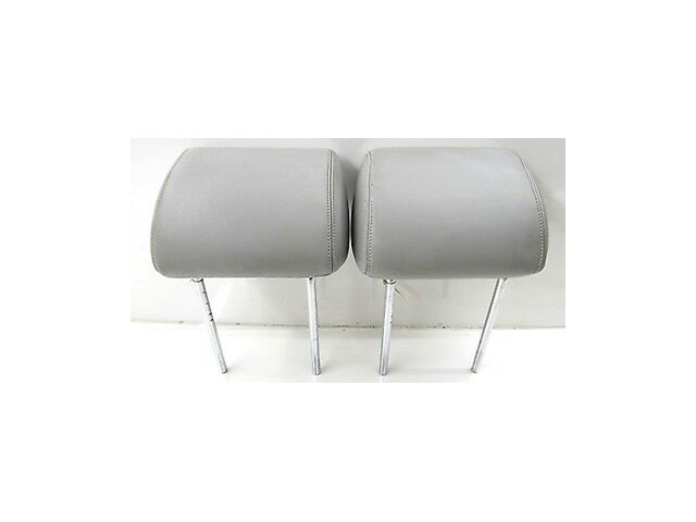 2004-2007 JAGUAR XJR XJ8 X350 OEM REAR LEATHER BACK SEAT HEAD REST SET OF TWO