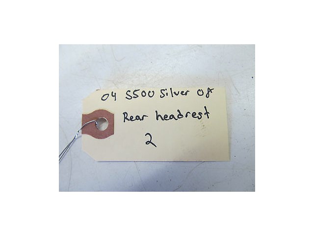 2003-2006 MERCEDES BENZ S500 W220 OEM REAR HEADREST HEAD REST 2 BLACK LEATHER