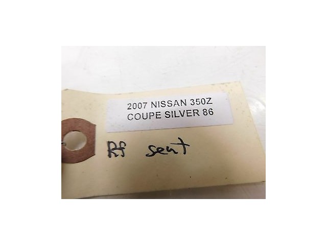 2006-2008 NISSAN 350Z COUPE OEM RIGHT FRONT PASSENGER SEAT HEADREST HEAD REST