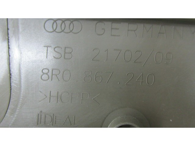 2009-2012 AUDI Q5 8R OEM RIGHT PASSENGER SIDE LOWER B PILLAR TRIM 