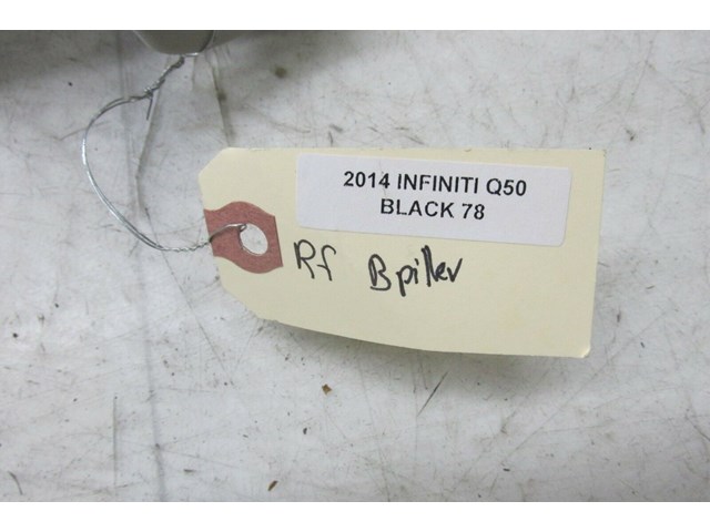 2014 - 2016 INFINITI Q50 RIGHT FRONT SIDE B PILLAR TRIM COVER PANEL