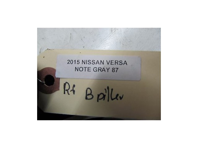 2014-2016 NISSAN VERSA NOTE OEM RIGHT PASSENGER LOWER B PILLAR COVER TRIM PANEL