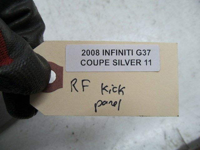 2008-2015 INFINITI G37 Q60 OEM RIGHT FRONT KICK SCUFF PANEL FUSE BOX LID COVER 