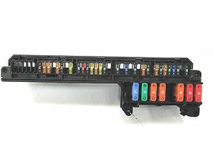 2006-2010 BMW M6 E63 OEM RIGHT FRONT UNDER DASH KNEE PANEL RELAY FUSE BOX