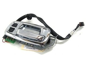 1998-2004 BENTLEY ARNAGE OEM RIGHT FRONT CHROME INTERIOR DOOR HANDLE W/ SWITCH