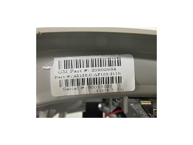 2010-2013 CHEVY EQUINOX LT OEM TOP OVERHEAD DOME LIGHT W/ SUNROOF SWITCHES