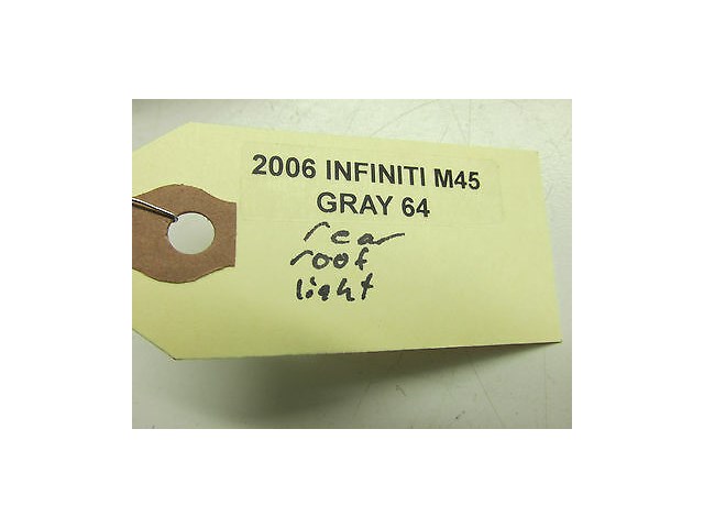 2006-2009 INFINITI M45 M35 OEM REAR DOME LIGHT SET REAR MAP LIGHT BEIGE
