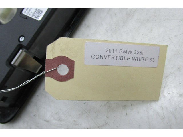  2009-2013 BMW 328i E93 LCI OEM FRONT OVERHEAD DOME LIGHT SOS ASSEMBLY 