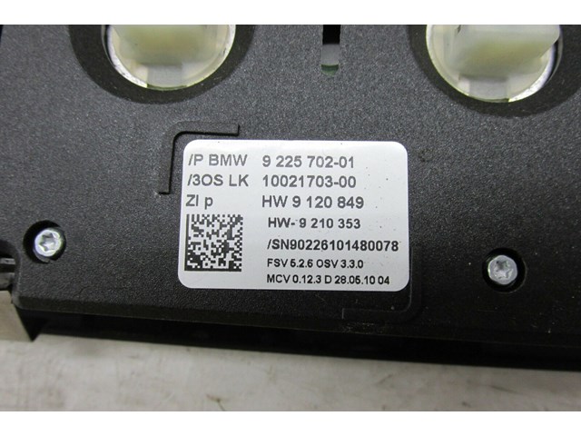  2009-2013 BMW 328i E93 LCI OEM FRONT OVERHEAD DOME LIGHT SOS ASSEMBLY 