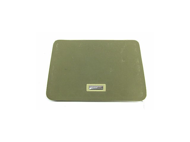 2004-2006 AUDI A8 L QUATTRO D3 OEM SUB WOOFER SPEAKER COVER / GRILLE W/ EMBLEM