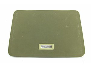 2004-2006 AUDI A8 L QUATTRO D3 OEM SUB WOOFER SPEAKER COVER / GRILLE W/ EMBLEM