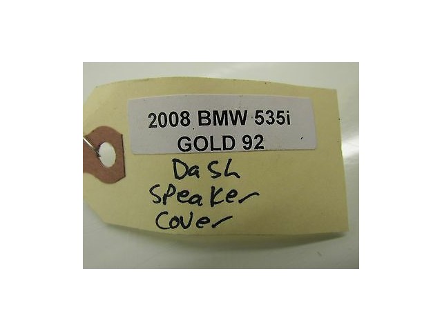 2008-2010 BMW 528i 535i E60 OEM CENTER DASH SPEAKER COVER GRILLE BLACK