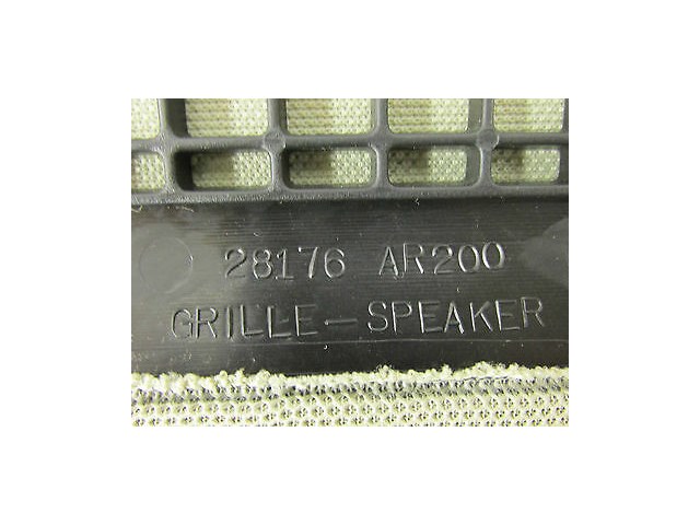 2003-2004 INFINITI M45 OEM REAR DECK SPEAKER COVER LID BOSE EMBLEM