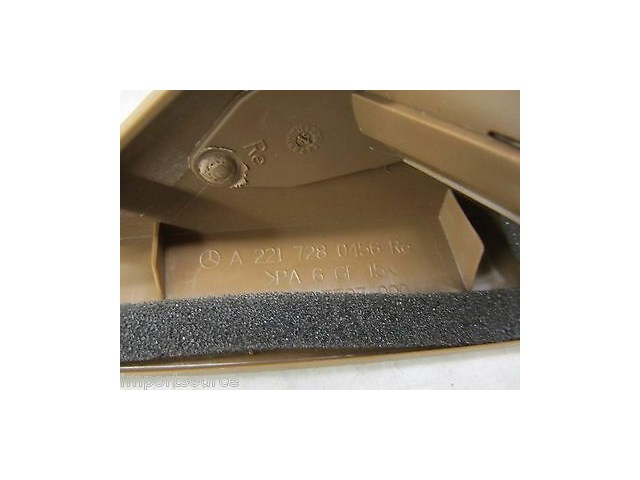 2007-2009 MERCEDES S550 W221 OEM RIGHT FRONT PASS  DOOR TWEETER SPEAKER COVER 