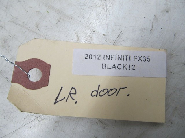 2009-2012 INFINITI FX35 OEM LEFT REAR DOOR GLASS WINDOW 