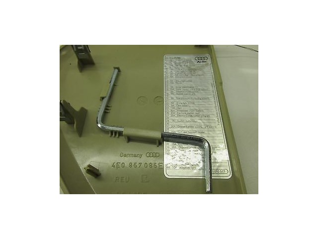  2004-2006 AUDI A8 L QUATTRO D3 OEM LEFT SIDE DASH FUSE BOX PANEL COVER TRIM