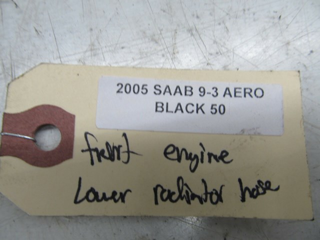 2004-2011 SAAB 9-3 OEM FRONT ENGINE LOWER RADIATOR HOSE 