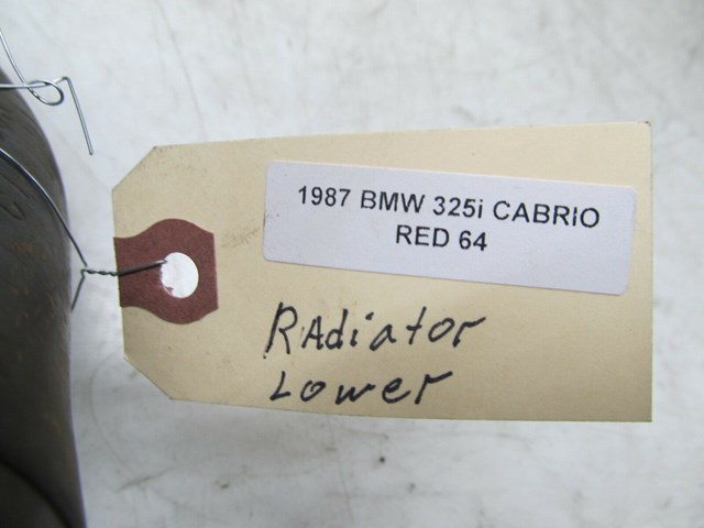 1985-1991 BMW 325i CABRIO E30 OEM FRONT ENGINE LOWER RADIATOR HOSE PIPE 