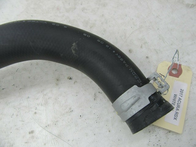 2013-2018 ACURA RDX OEM FRONT LOWER RADIATOR HOSE WITH CLAMPS 