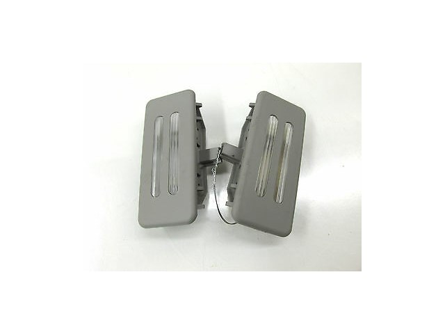  2008-2010 BMW 528xi 535i E60 OEM INTERIOR MIRROR SUN VISOR LIGHT LAMP SET PAIR