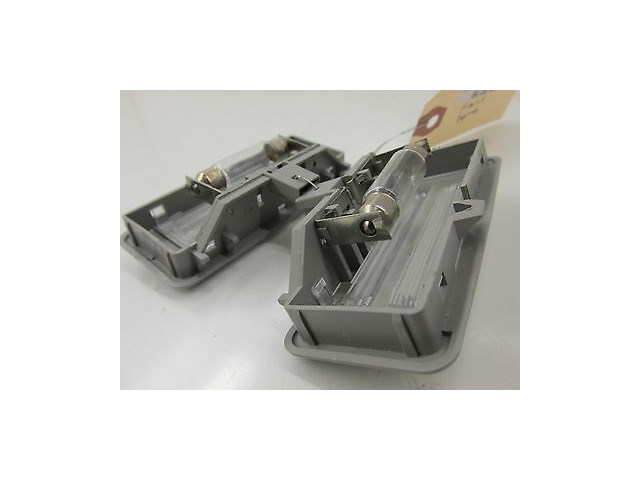  2008-2010 BMW 528xi 535i E60 OEM INTERIOR MIRROR SUN VISOR LIGHT LAMP SET PAIR