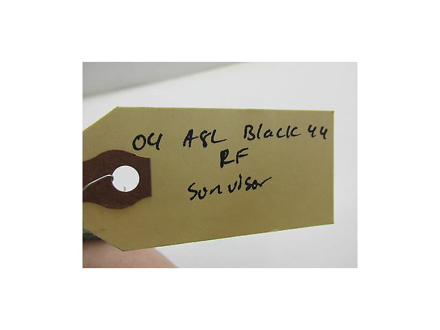 2004-2006 AUDI A8 L QUATTRO D3 OEM RIGHT FRONT PASSENGER'S SIDE SUN VISOR