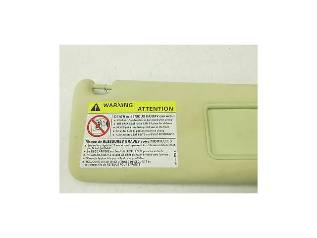 2004-2006 AUDI A8 L QUATTRO D3 OEM RIGHT FRONT PASSENGER SIDE SUN VISOR SHADE